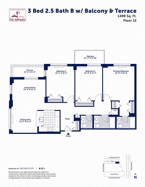 1 14th Street Studio-3 Beds Apartment for Rent - Photo Gallery 29